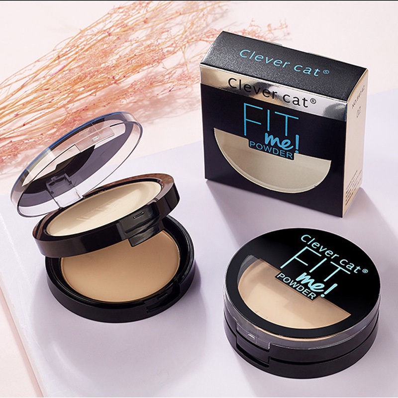 Double-layer Compact Powder Waterproof Pressed Powder White Brighten ...