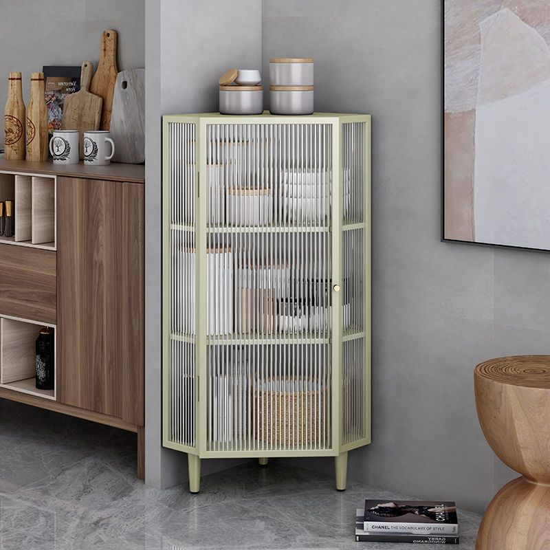 Corner light luxury living room corner glass corner