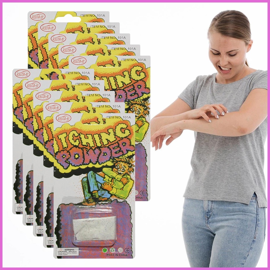 Itching Powder Prank Extra Strength 10 Pcs Halloween Trick Prop