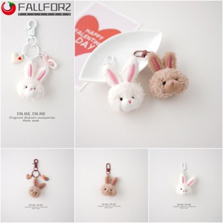 JunJiale Bunny Keychain Soft Easter Cute Rabbit Fur Keychain Car Handbag  Keyring Bag Charms Pendant