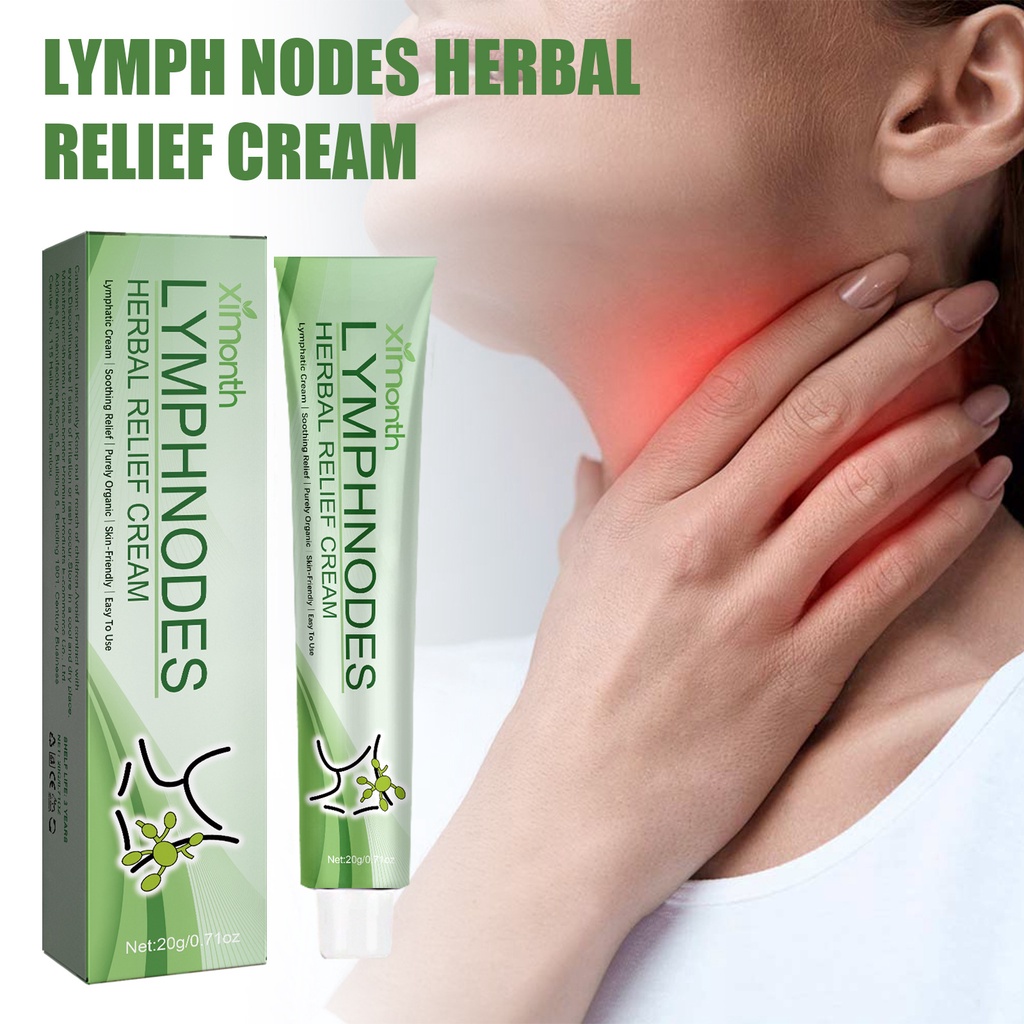 Lymph Nodes Herbal Detox Cream Neck Armpit Lymph Care Ointment Neck