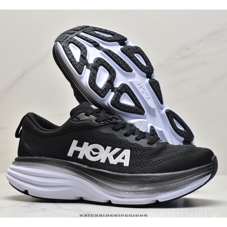  HOKA ONE ONE Women's Gymnastics Shoes, Black White, 7 US