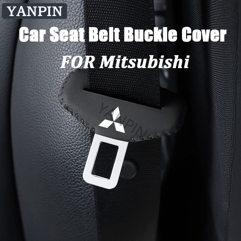 For Mitsubishi Car Seat Belt Buckle Cover Buckle Decoration Case Triton