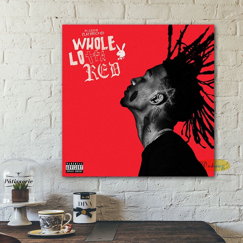 40 * 40cm Playboi carti Star Poster Music Album Cover Rap Hip Hop