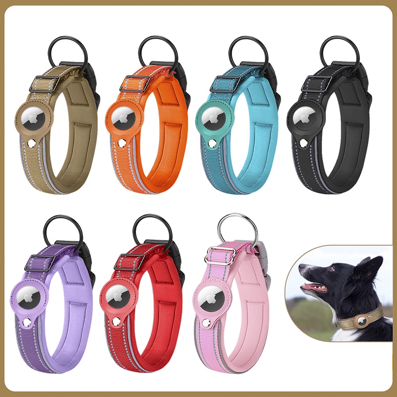 AntiLoss Dog Collars Apple Airtag Protection Tracker WaterResistant