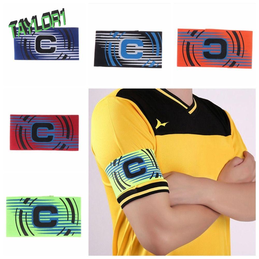 Brazalete Capitan Band Adjustable Breathable for Football Captain (Yellow)