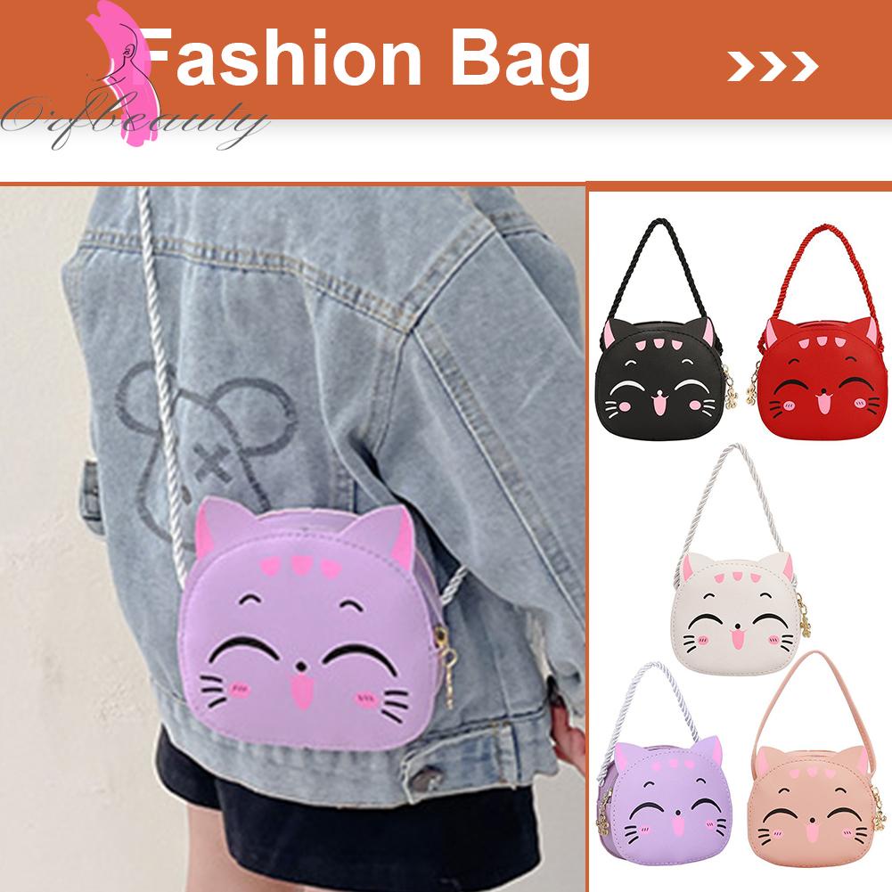 Girls hot sale cat purse