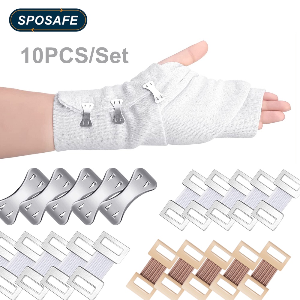 10Pcs/Set Bandage Wrap Clips Aluminum Bandage Clips Bandage Pins ...