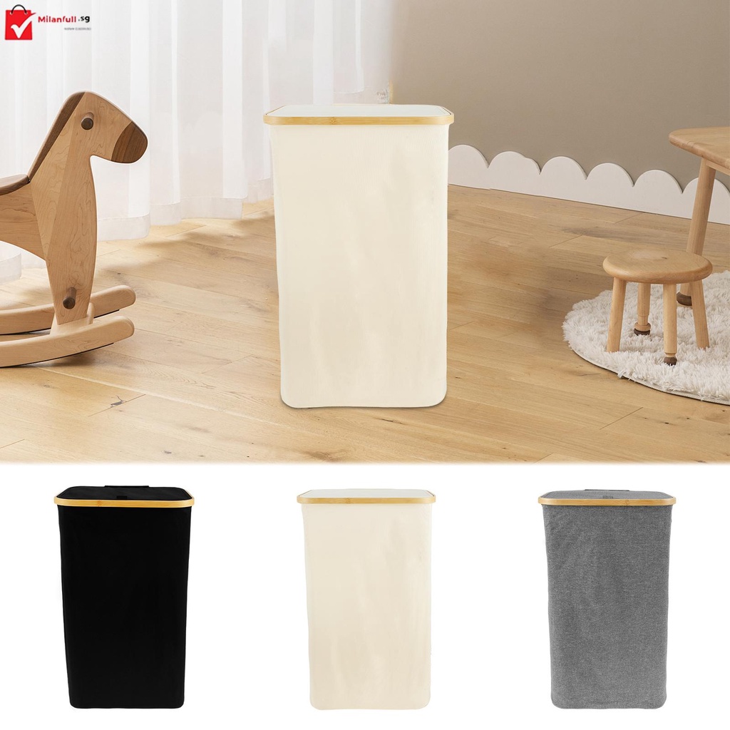 Laundry Basket 85L Slim Laundry Basket Narrow Laundry Basket with Lid