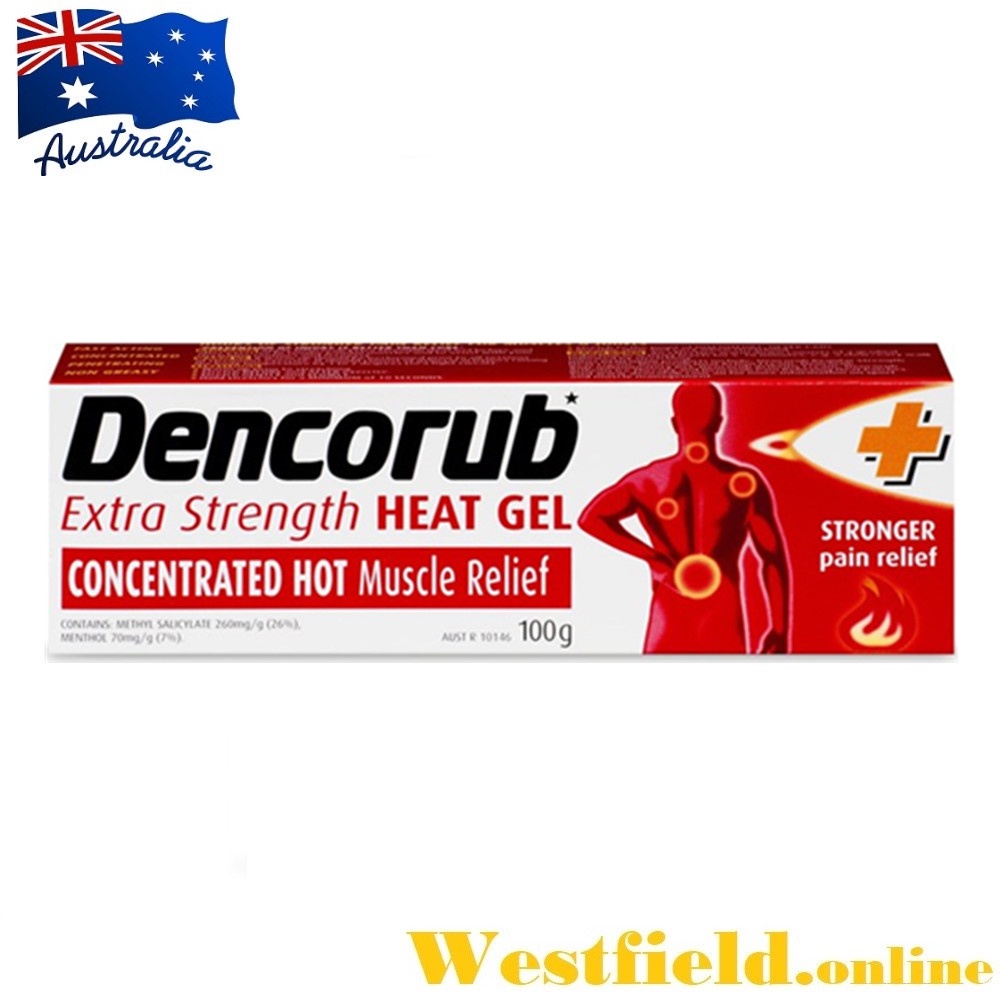 [Australia Import EXP 03/2027] Dencorub Extra Strength Heat Gel ( 100g ...