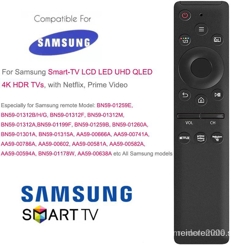 Télécommande Samsung Smart TV 4K Ultra HDTV BN59-01260A 01259B