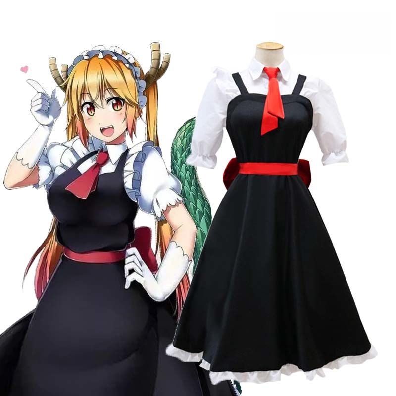 Miss Kobayashi S Dragon Maid Tohru Cosplay Costume Halloween Carnival Party Suit Female