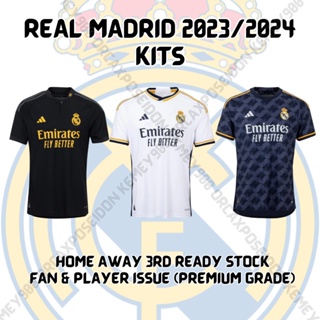 Fans Version 23/24 Real Madrid Jersey Football Jersey Custom Name 2023 2024  Team Soccer Shirt