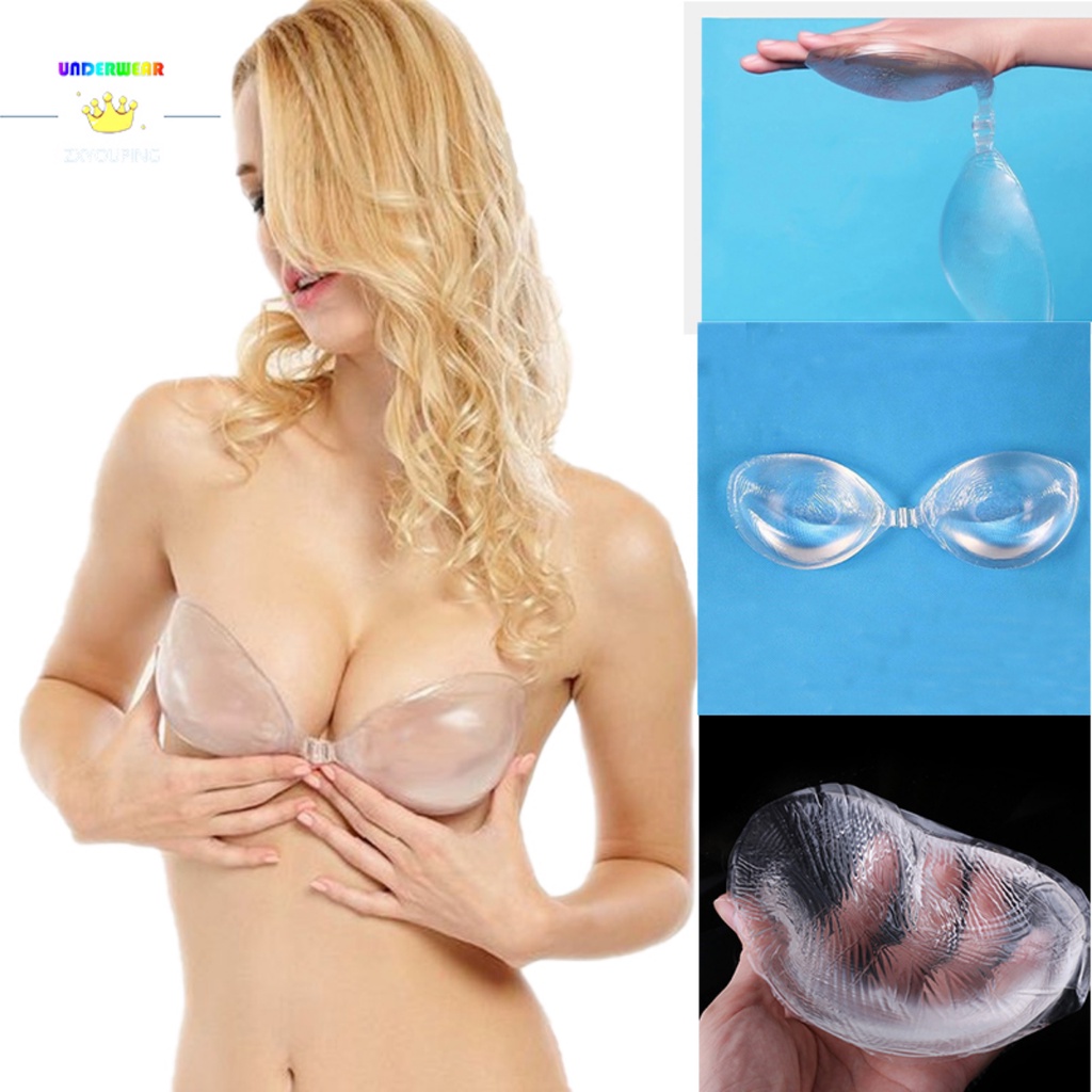 Silicone Invi ible Bra Strapless Push Up Breast Lift Nipple Covers Nipple  Bras 