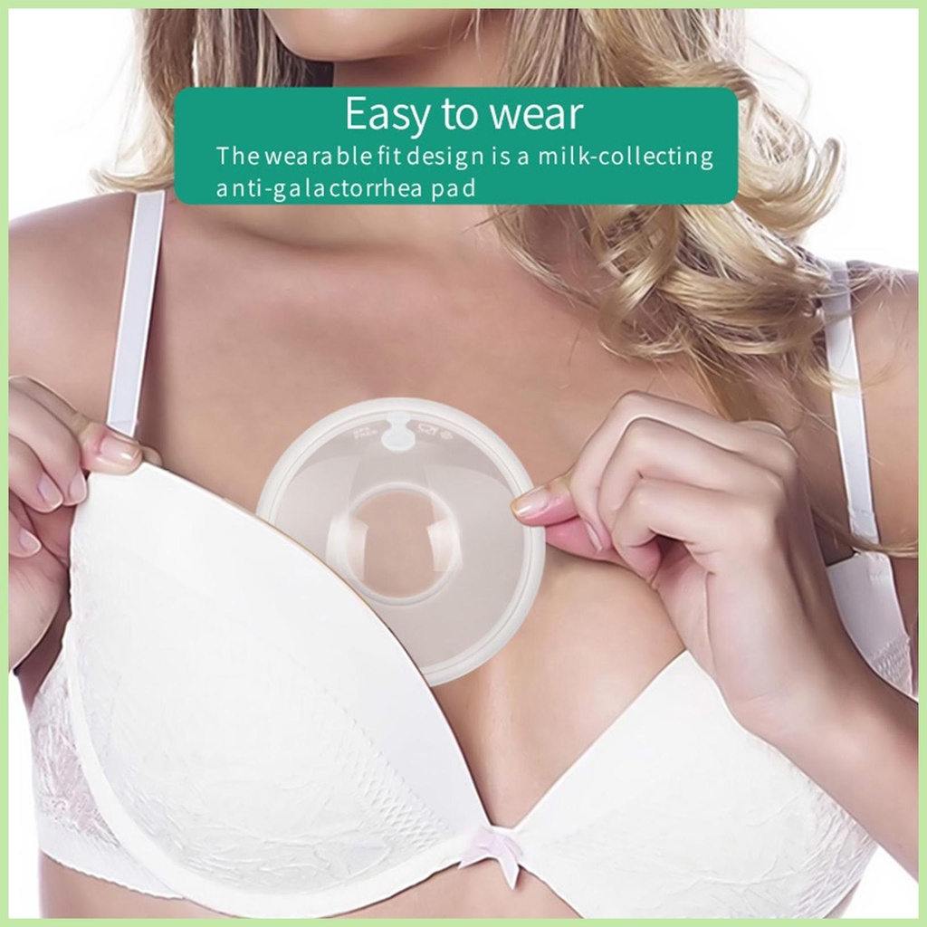 Wearable Breast Milk Collector, Soft Breast Shells Nursing Cups Breastmilk  Saver Letdown Catcher for Pumping Breastfeeding Moms
