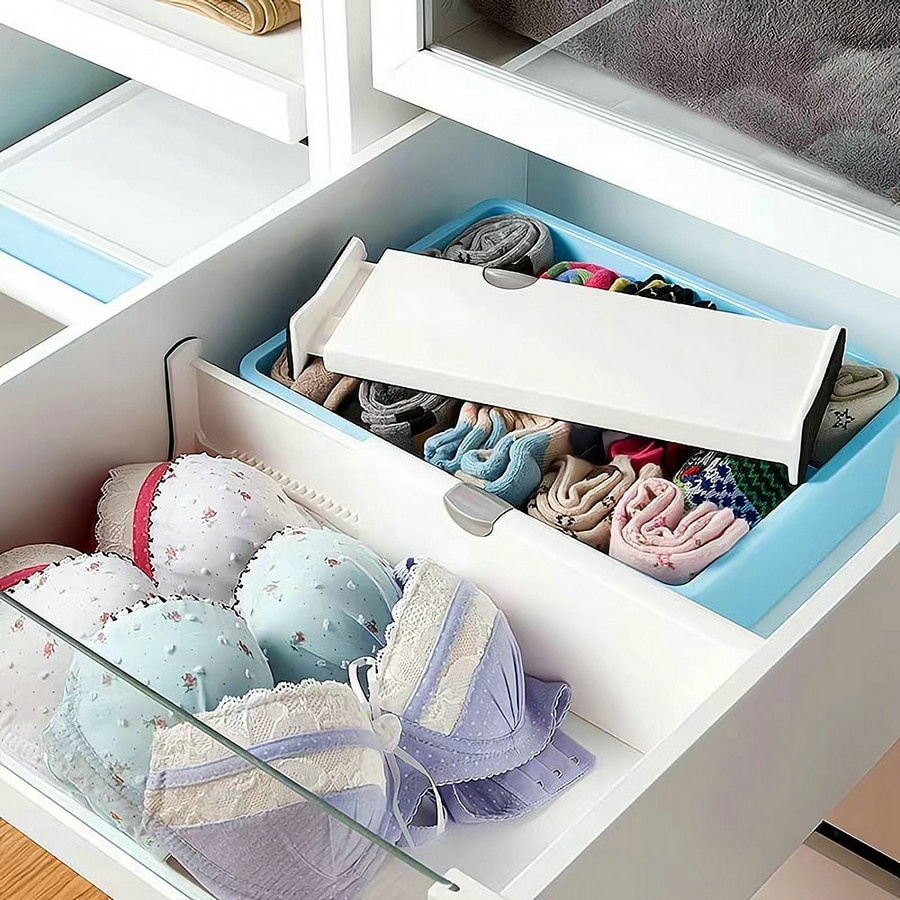 Expandable Drawer Divider Adjustable Wardrobe Divider Retractable ...