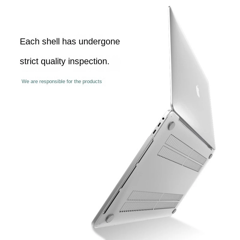 Case Macbook Tranparan Clear / Bening / casing pelindung mac book Air M1 Pro M1 M2 13 Inch 2020 2021 - Gambar 3