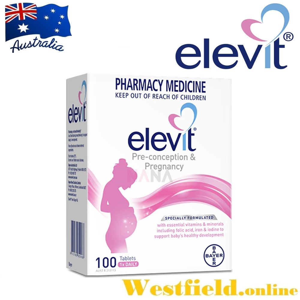 [Australia Import EXP 11/2026] Elevit Pregnancy Multivitamin Tablets