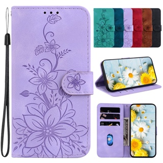 Retro Flower Ring Holder Square PU Leather Case For Samsung Galaxy A54 A53  A52 A51 A71 A42 A32 A33 A72 A82 A04 A50 A70 A13 - AliExpress