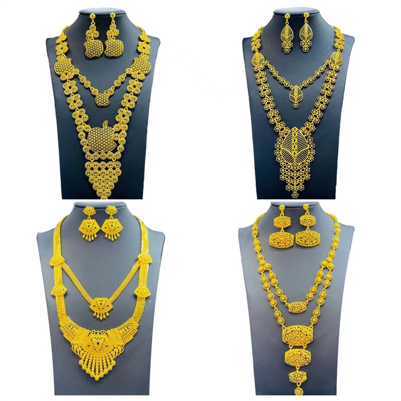 Gold sets for bride clearance with price