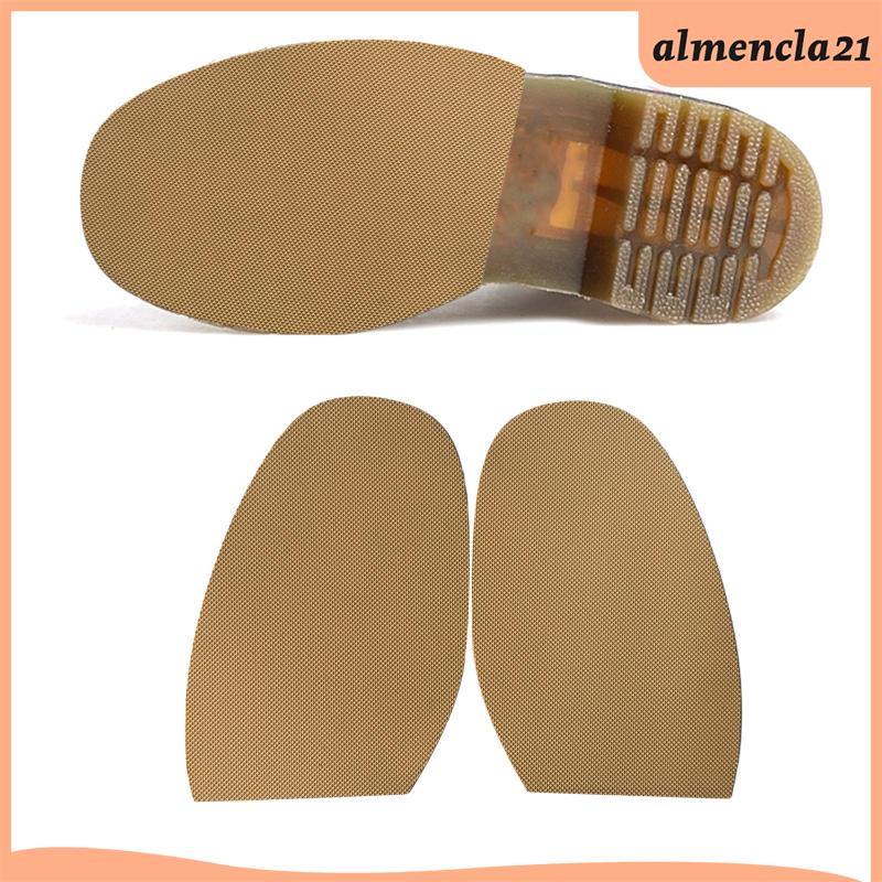 [Almencla] Shoes Rubber Half Sole Pads Anti Slip Foot Care Forefoot