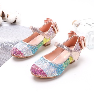 2023 Rhinestone High Heels Women Pumps Newest Cinderella Shoes Pointed toe  Woman Crystal Party Wedding Shoes 1cm/5cm/7cm/9cm