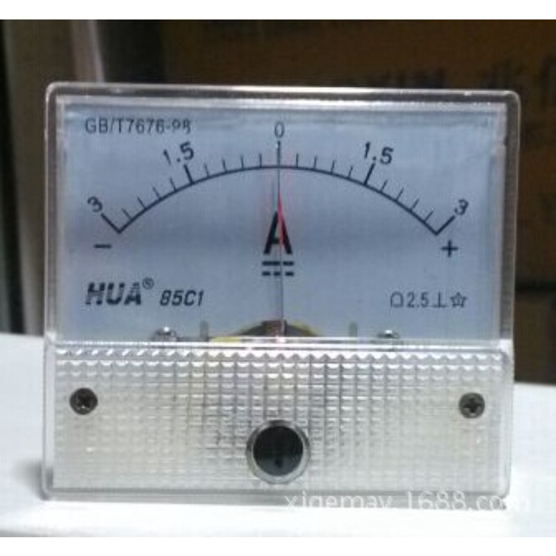 Positive and negative DC current pointer meter DC ± 03A DC ± 05A