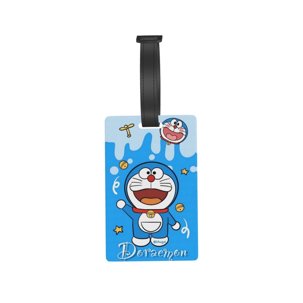 Doraemon Luggage Tag for Kids Adults, Beautiful Suitcase Bag Tags