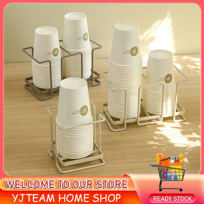 【IN Stock】Paper cup holder / 杯架 / disposable cup picker / wrought iron ...