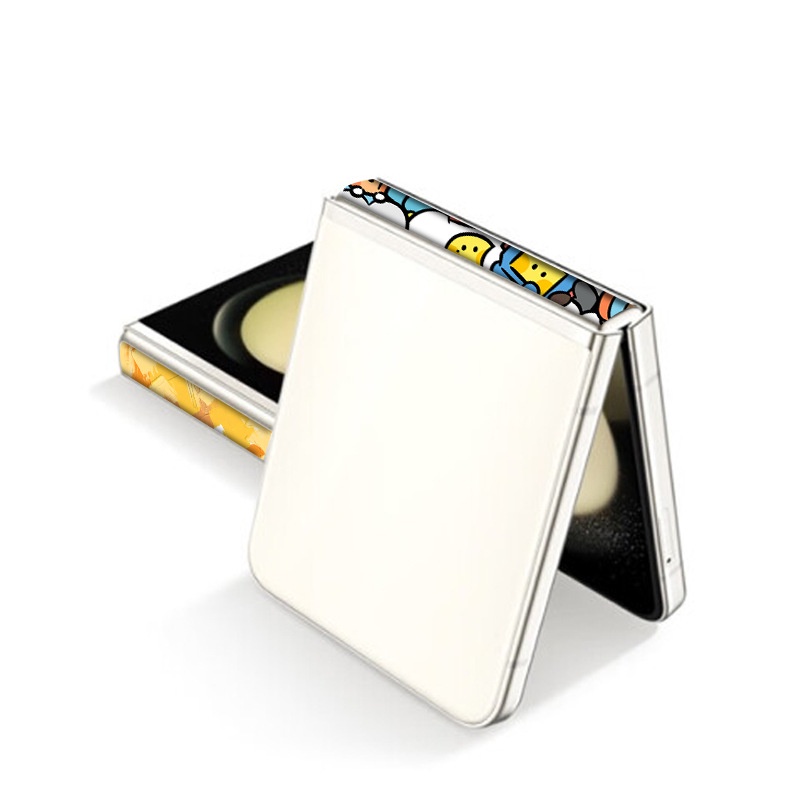 Z Flip 7 Cartoon 3M Sticker Hinge Cover For Samsung Z Flip 6/5 5GCenter ...