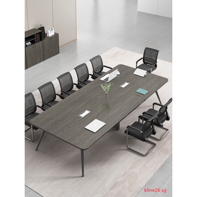 [kline]Conference table simple modern office furniture long table and chair combination