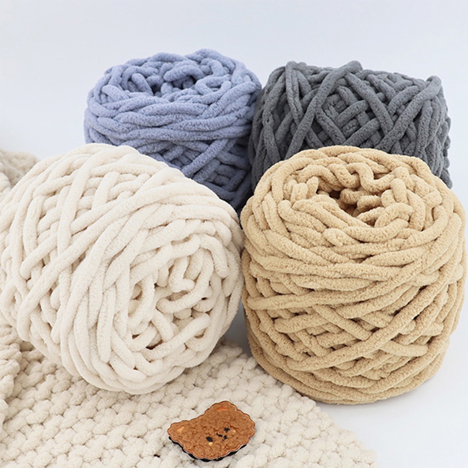 100g/1ball Soft Cotton Hand Knitting Yarn Chunky Woven Bulky