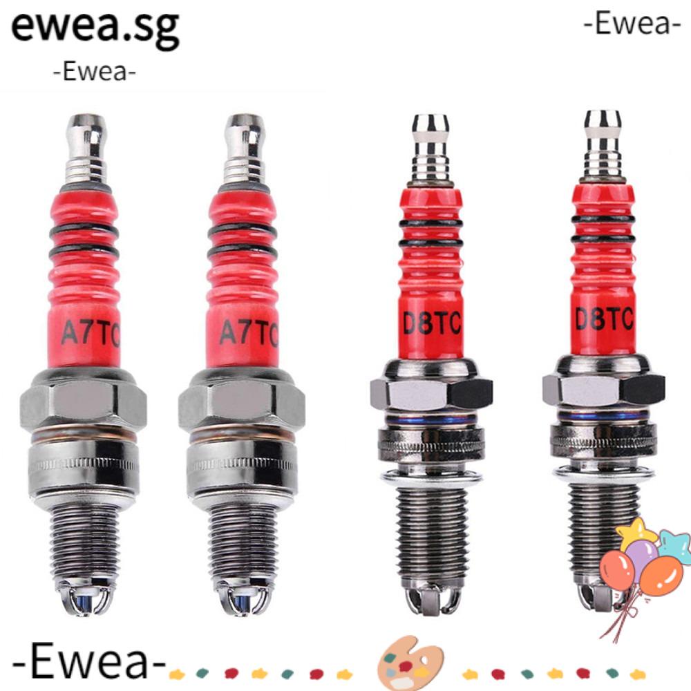EWEA Motorcycle Spark Plug, A7TC D8TC Metal Racing Sparking Plug