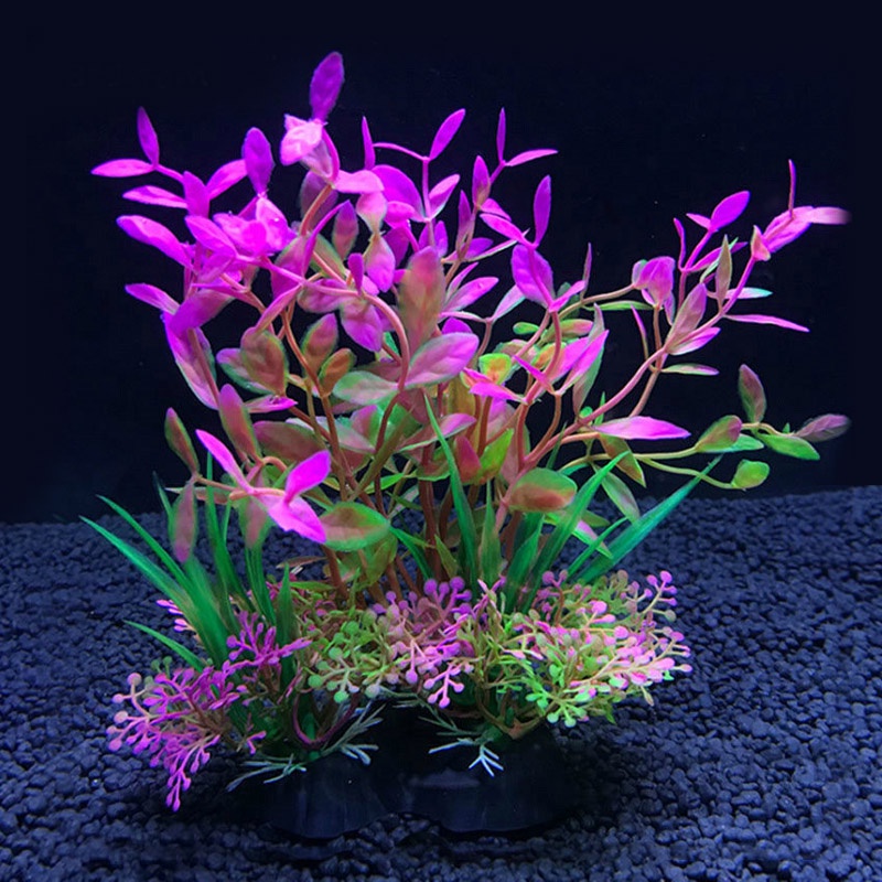 1PC Aquarium Plants Decor Grass Underwater Plastic Artificial Aquatic