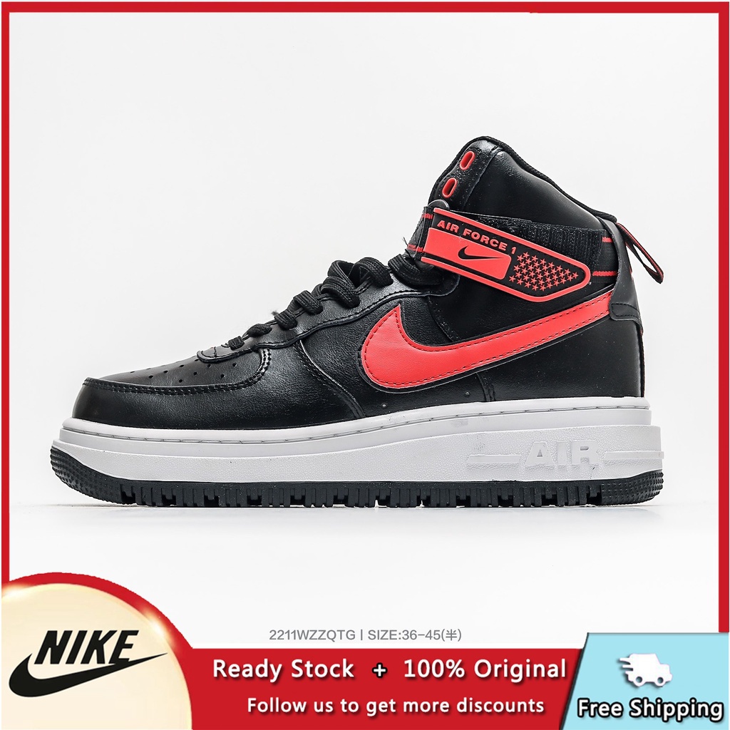 NIKE AIR FORCE 1 MID WMNS BLACK 24.0cm-