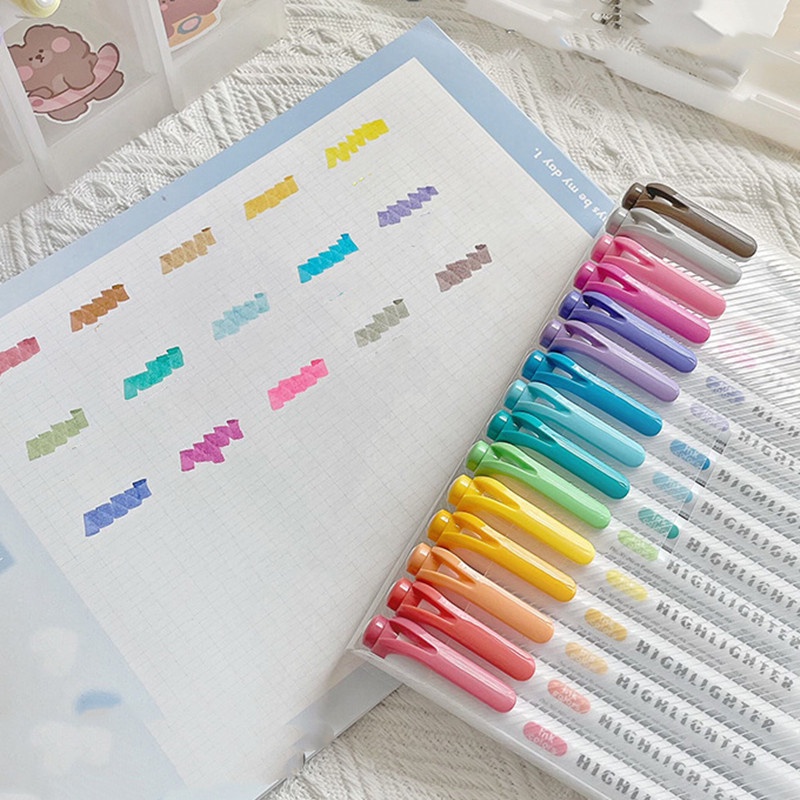 15/25pcs Full Color Marker Pen Set Fantasy Starry Sky Double Head ...