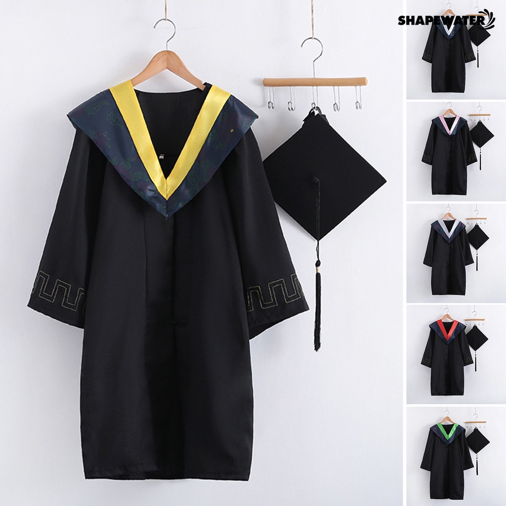 Shapepdcx 1 Set Beautiful Fine Knitted Graduation Uniform Polyester ...