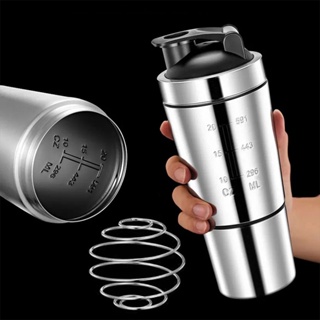 500/750ml Shakers Bottle Protein Powde Sports Stainless Steel