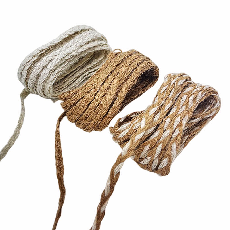 5Meters/Roll Natural Vintage Jute Cord Rope String Crafts DIY Jute ...