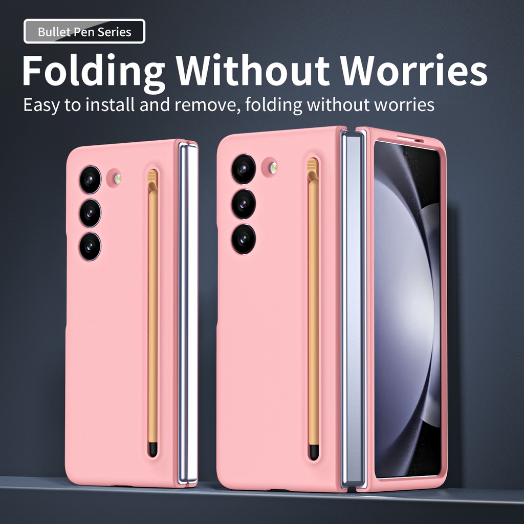 Skin Feel Purity Casing Samsung Z Fold6 Fold5 Fold4 Fold3 Candy Color ...