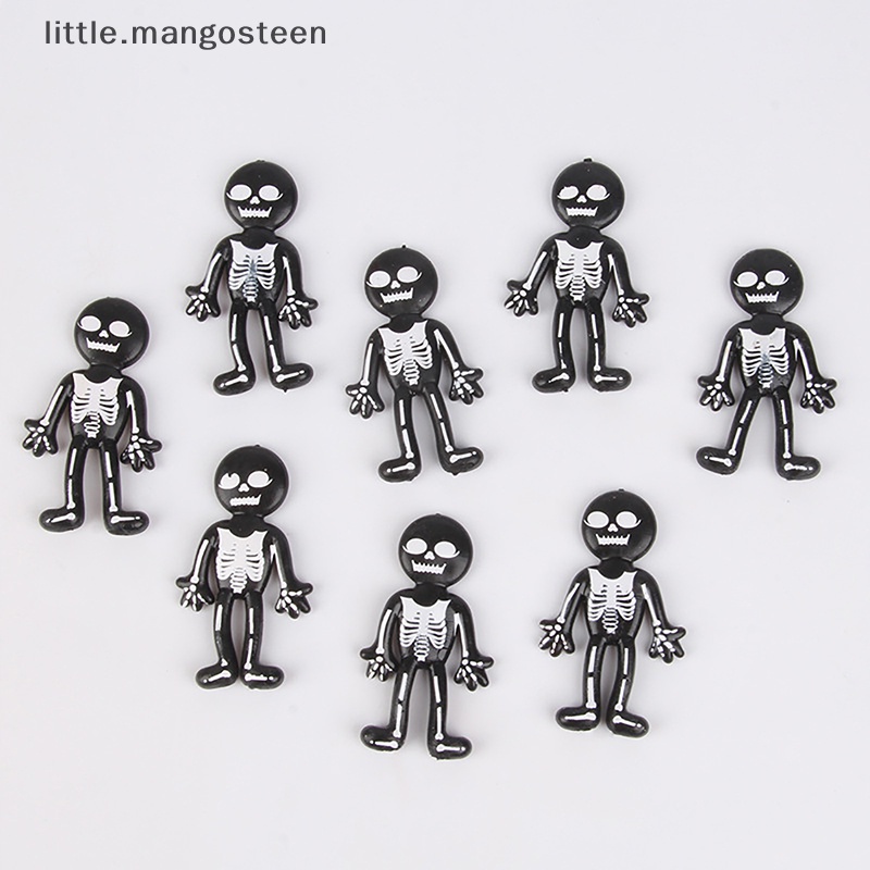 [little.mangosteen] 5Pcs Halloween Skeleton Man Stretchy Toy Tricky ...