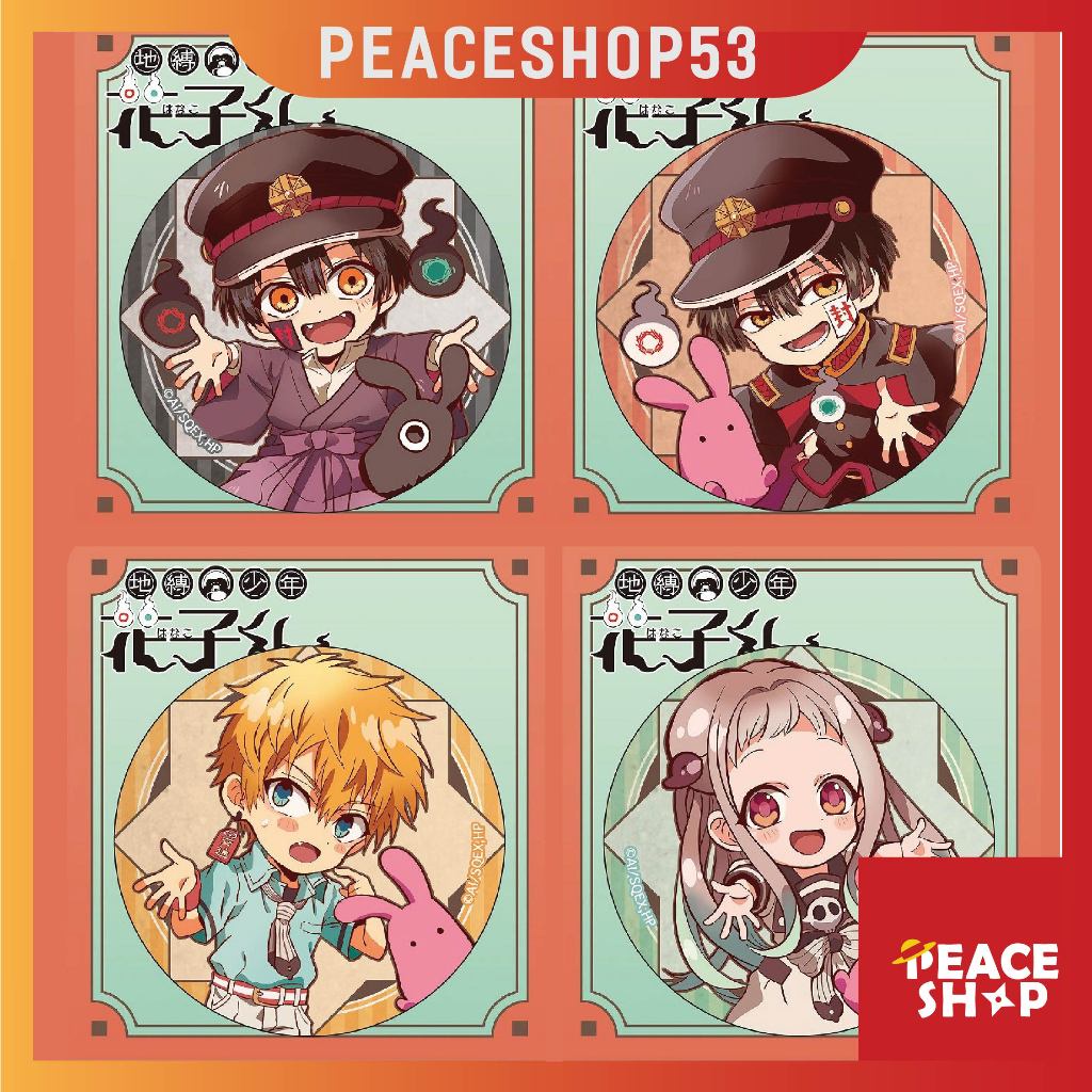 Badge Jibaku Shounen Hanako-kun Anime Manga Game Toilet-Bound Hanako ...