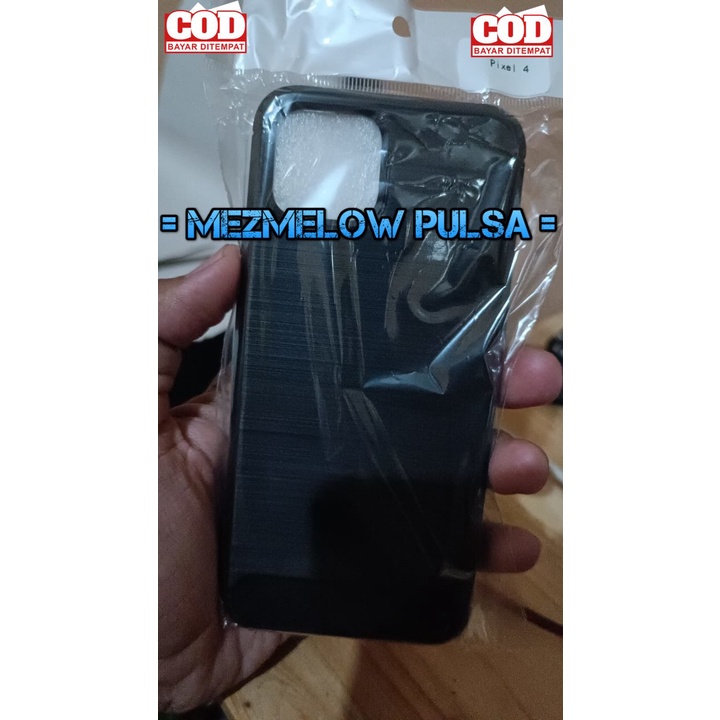 Softcase Soft Case Fiber Carbon Silicone Casing Case GOOGLE PIXEL 4 BIASA - Gambar 2