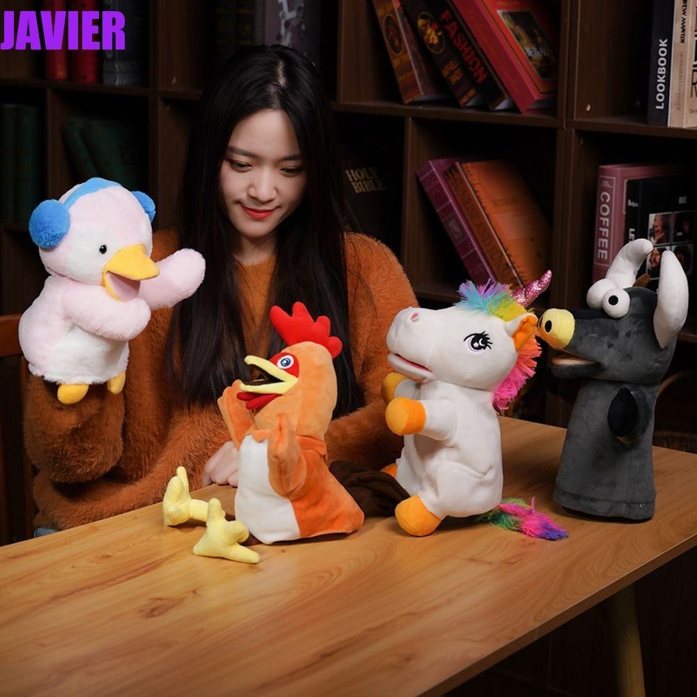 JAVIER Animal Plush Hand Puppets Unicorn Soft Creativity Children Gifts ...
