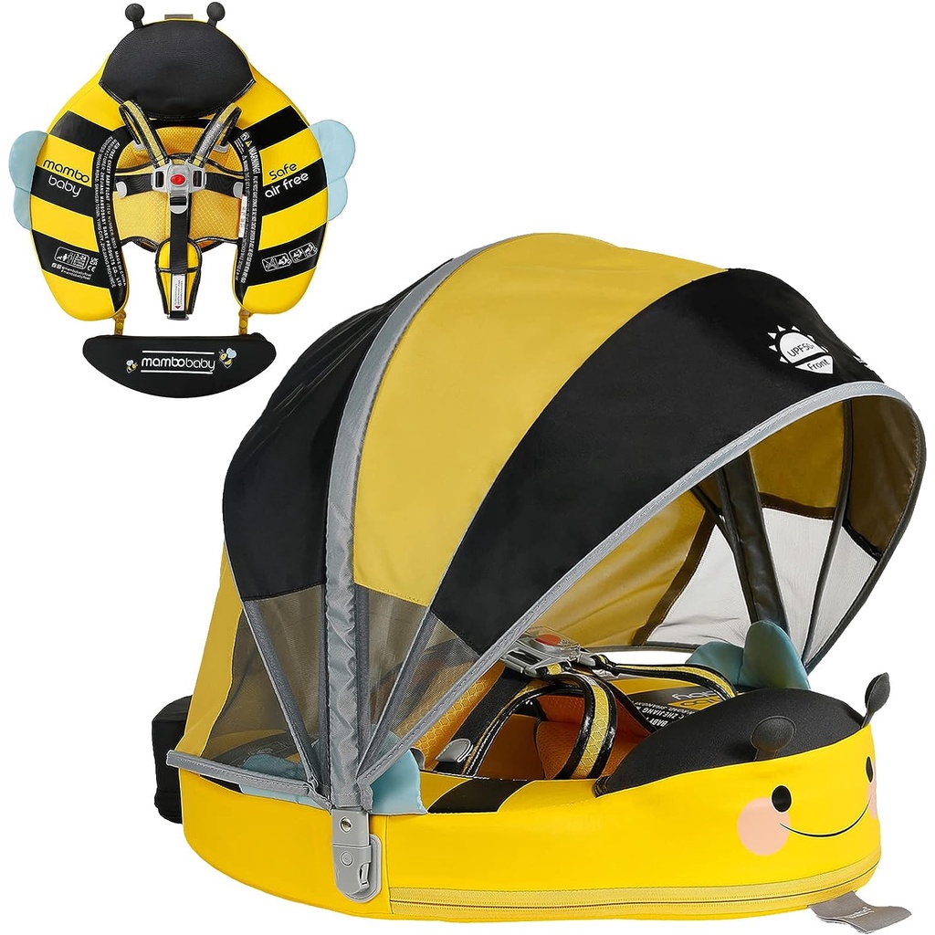 [New Arrival]Mambobaby Baby Swim Float with Canopy Non-Inflatable ...