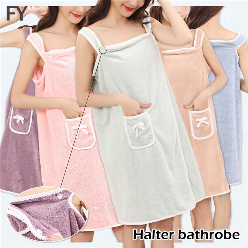 FY Multifunction Women Large Size Sexy Bathrobe Sling Sexy Tube Top