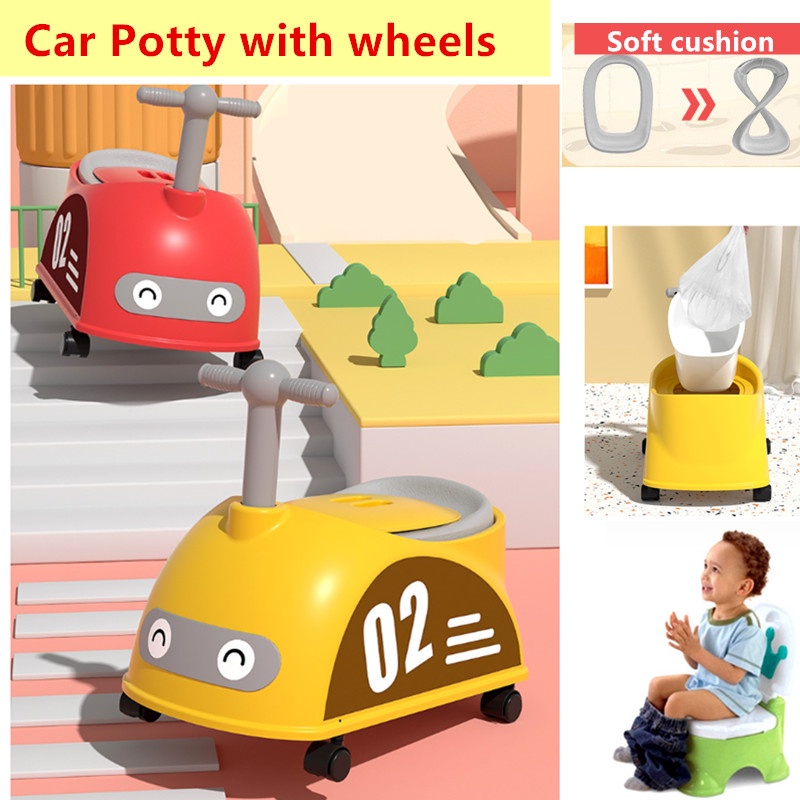 Children Racing Car Toilet Training Children Urine Bucket Portable ...