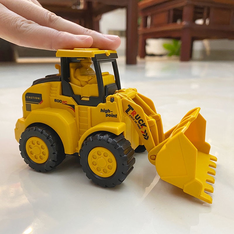 Children Inertial Car Push Type Running Excavator Baby Bulldozer ...