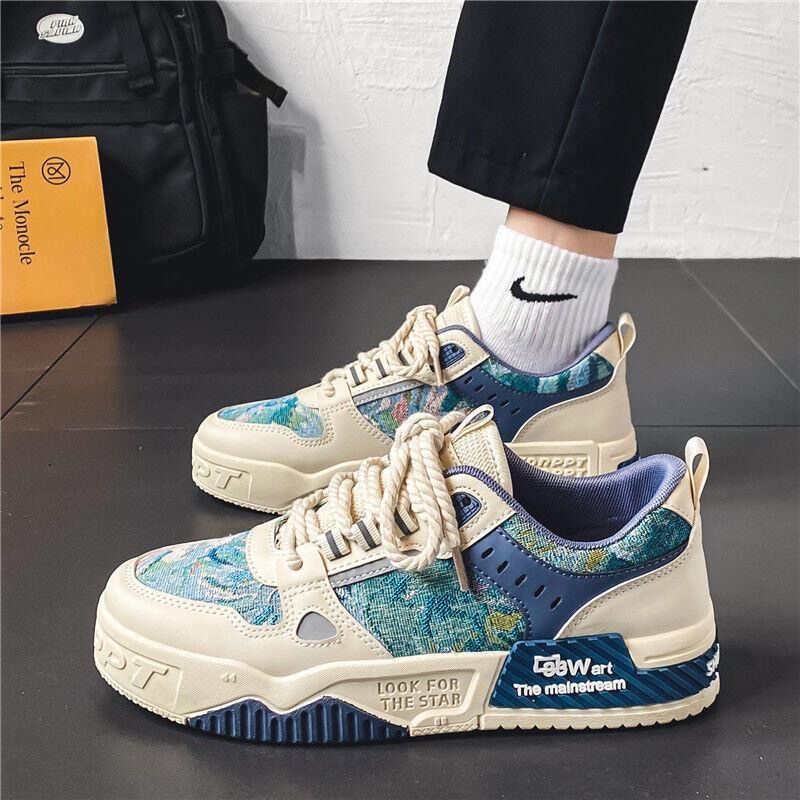 Youth Fashion Sports Shoes For Men 2023 New Breathable Canvas