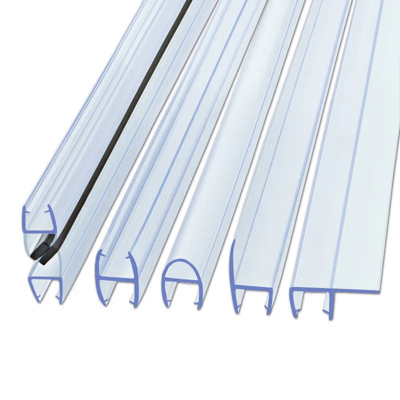 Gluefree Bath shower screen door seal strip 6/8/10/12mm gap sealer PVC